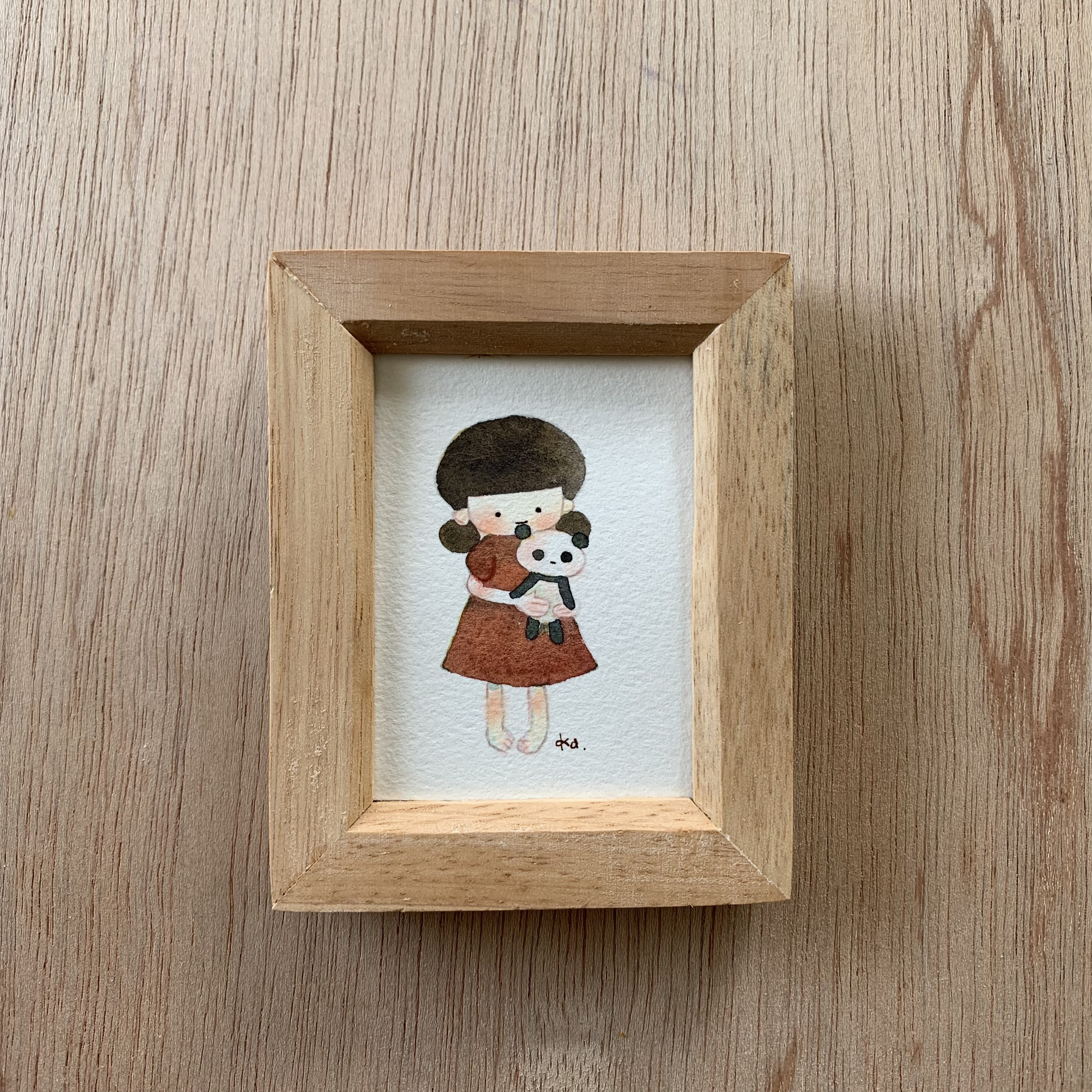 「宝物って」ミニ額　原画