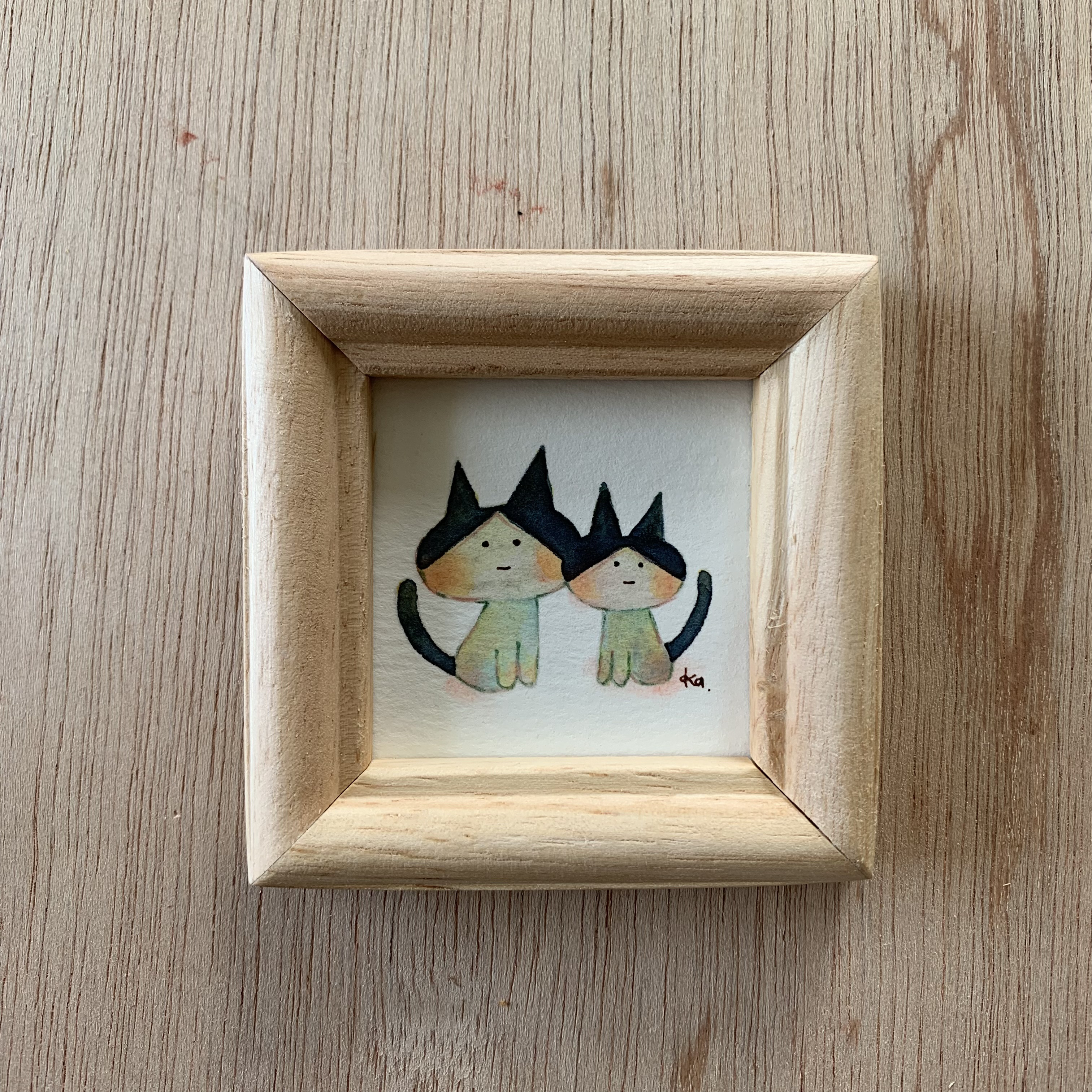 「よく見たら」ミニ額　原画