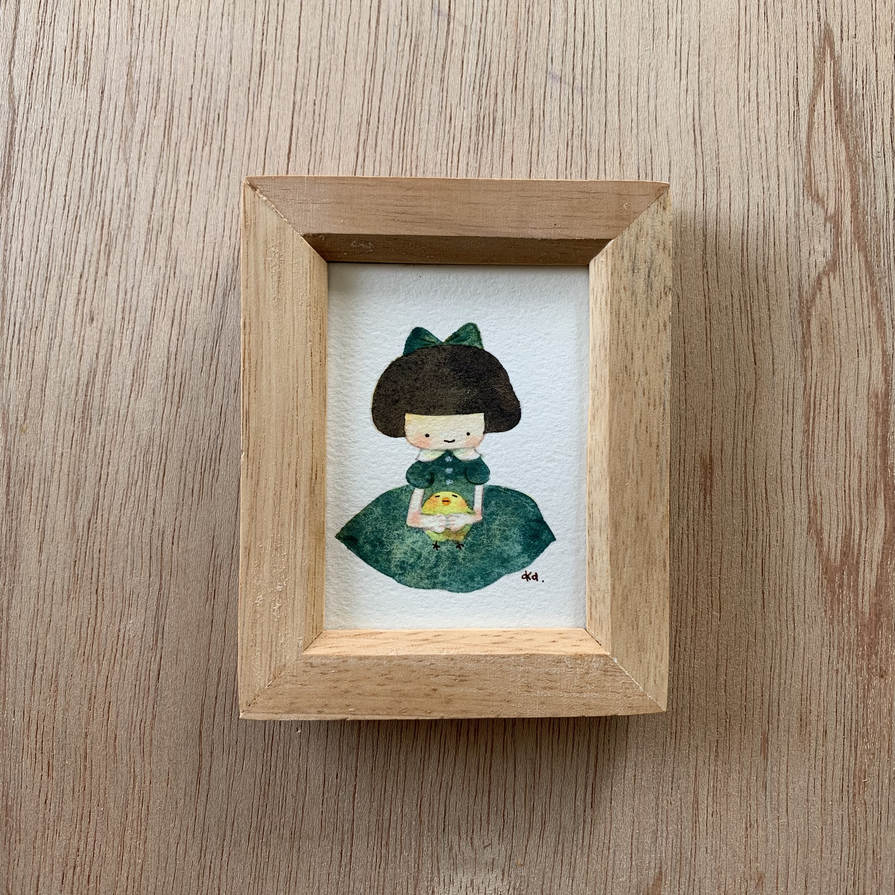 「today」ミニ額　原画