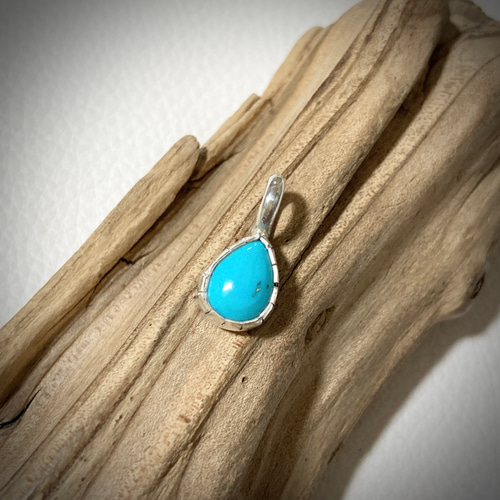 スリーピングビューティー ターコイズ トルコ石 シルバーネックレス