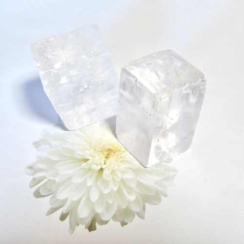 美しい鉱物標本】砂糖菓子のようなカルサイト／2点セット その他置物