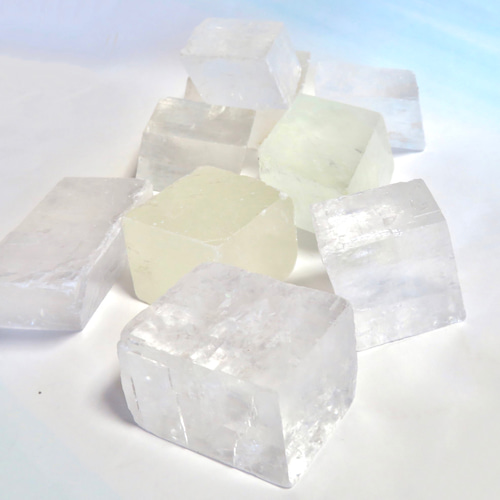 カルサイト　砂糖菓子みたい。 美しい鉱物標本】砂糖菓子のようなカルサイト／2点セット その他置物