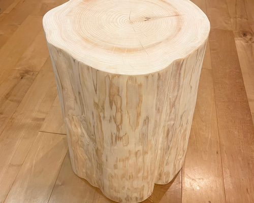 Hinoki Wood Stool 【Frill】No.322 椅子（チェアー）・スツール Wood