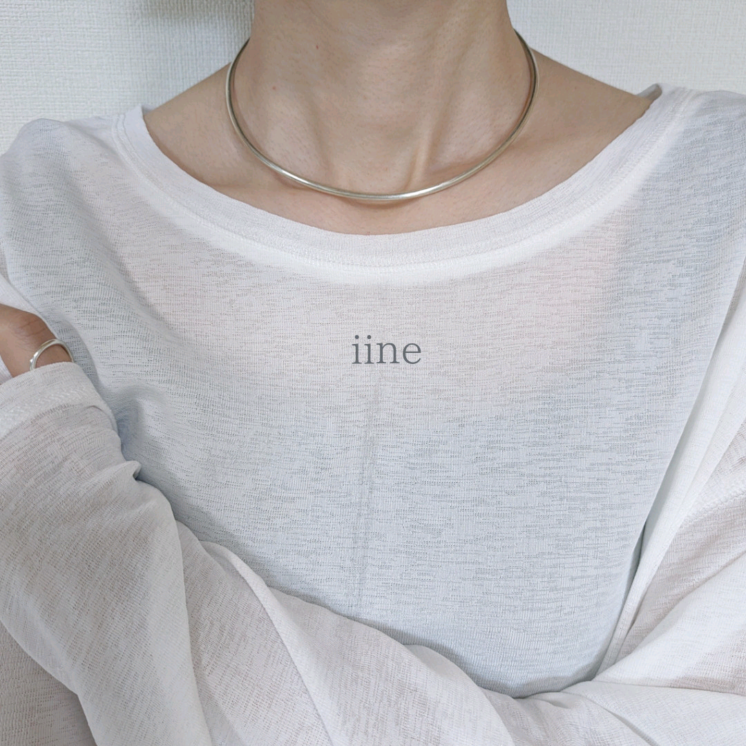 【silver950】ネックレスとは異なる存在感*タートルネックにもTシャツにも*シルバー  チョーカー