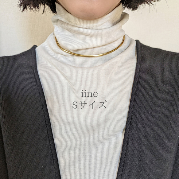 【silver950】ネックレスとは異なる存在感*タートルネックにもTシャツにも*シルバー  チョーカー 16枚目の画像