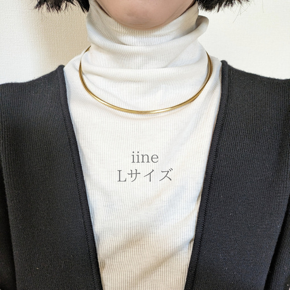 【silver950】ネックレスとは異なる存在感*タートルネックにもTシャツにも*シルバー  チョーカー 18枚目の画像