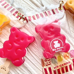 Bear sand ICE bar packaged charm(Mix Berry) 2枚目の画像