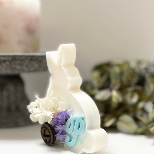 置き型】アロマワックスサシェ▪️イニシャル▪️ キャンドル