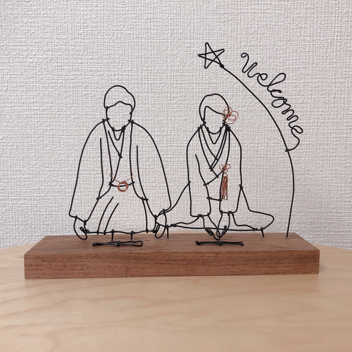 ワイヤークラフト ワイヤーアート ウェルカムボード ウェルカムボード