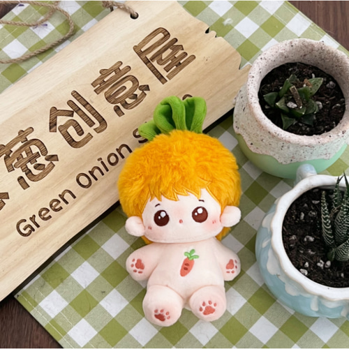 10cm 無属性 ぬいぐるみ 着せ替えぬいぐるみ 黄色の髪茶色の目綿人形