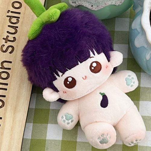 ゆ*⭕様 自作ぬいぐるみ　10cm 無属性　紫　犬　骨なし ゆ*⭕様 自作ぬいぐるみ 10cm 無属性 紫 犬 骨なし ゆ*⭕様 自作