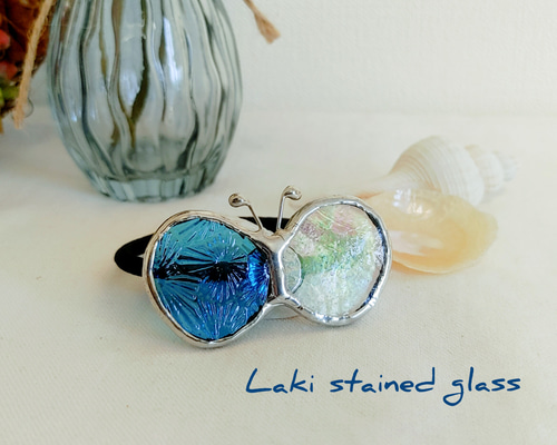 レジンヘアゴム ドルフィンステンドグラス調(A) レジンヘアゴム ドルフィンステンドグラス調(A)