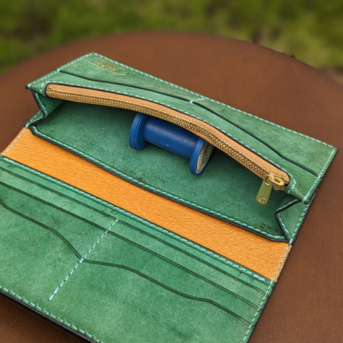 irose 長財布　ダークグリーン irose - 【残り一点】Ric-Rac Long Wallet | ACRMTSM ONLINE STORE