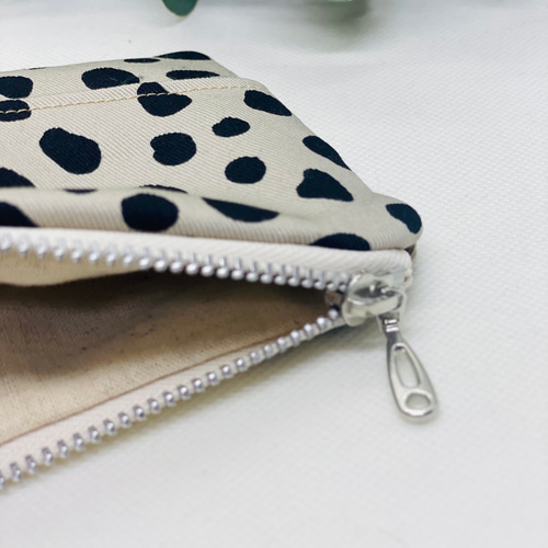 ダルメシアン柄モカ☆ポケットティッシュケースポーチ♪ ポーチ