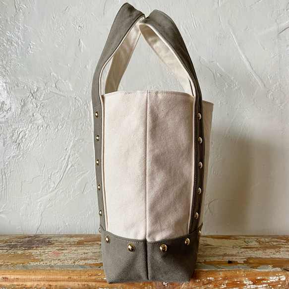 canvas tote bag medium (middle gray) 4枚目の画像