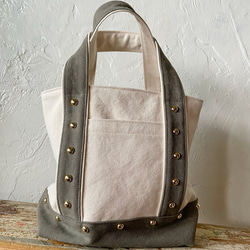 canvas tote bag medium (middle gray) 7枚目の画像