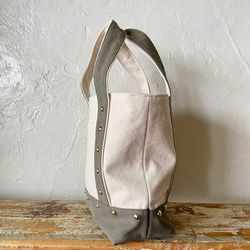 canvas tote bag medium (middle gray) 6枚目の画像