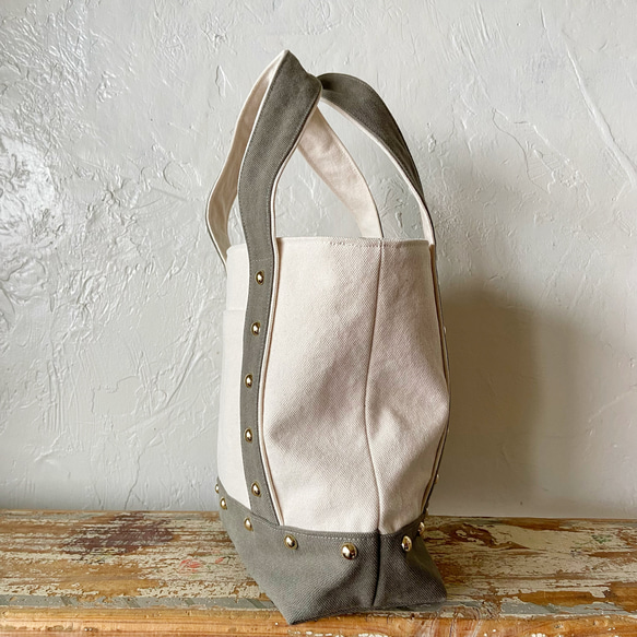 canvas tote bag medium (middle gray) 6枚目の画像