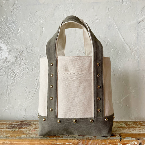 canvas tote bag medium (middle gray) 3枚目の画像