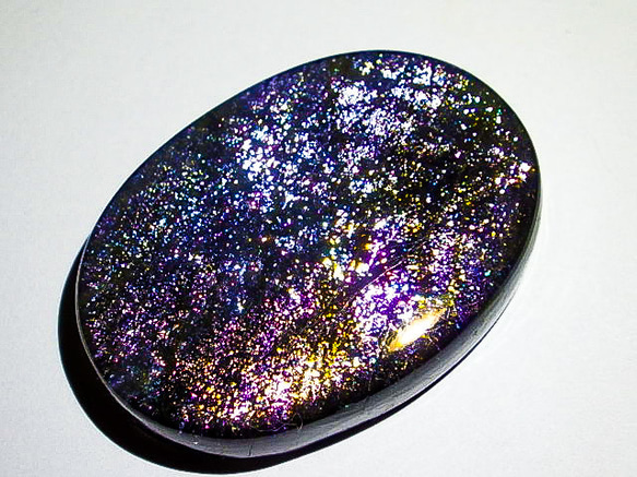 ☆宇宙銀河系☆アイオライトサンストーン☆45.4ct/32.5mm
