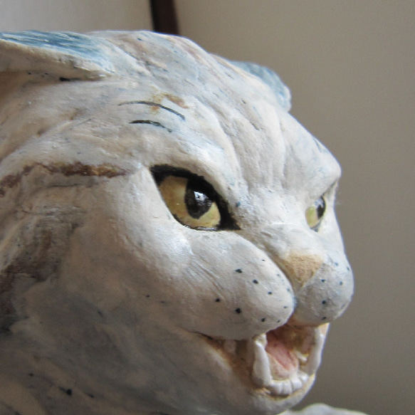 猫 陶製 置物 一点物 楽天市場】【最大1000円OFF】sen ねこの置物 twin cats【猫 ネコ 京千