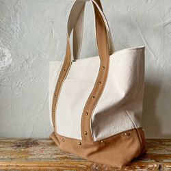 canvas tote bag large (mocha) 5枚目の画像