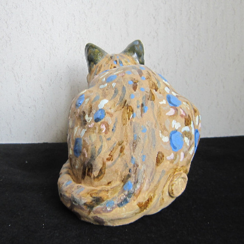 茶猫 1点物 陶器 置物 c-8 招き猫 すず音窯 通販 16199621 茶猫 1点物 陶器 置物 c-8 招き猫 すず音窯 通販 16199621