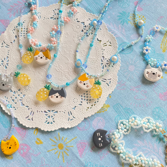 new ⳼ 涼しげなトロピカルアクセサリーセット ネックレス・ペンダント