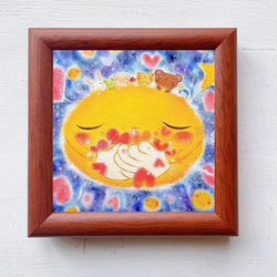 月の絵 可愛い 癒し ヒーリング パステル画 ホスピタルアート 月の絵 可愛い 癒し ヒーリング パステル画 ホスピタルアート