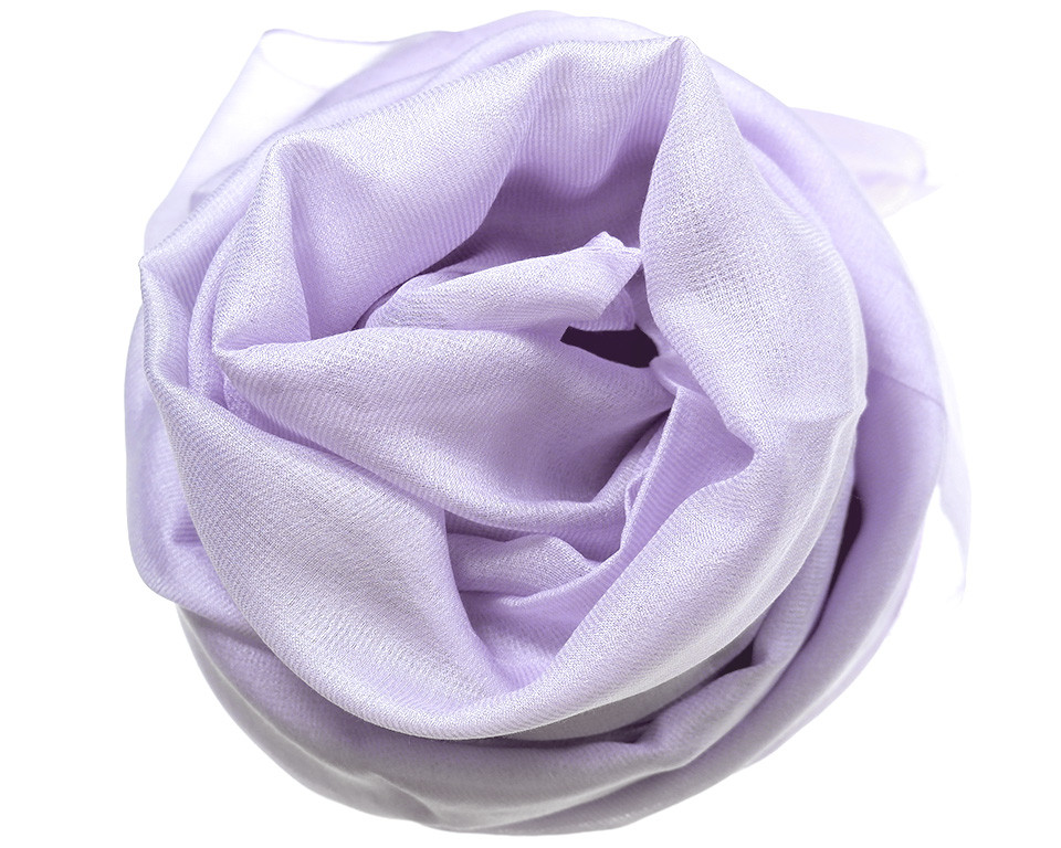 ストール　ふわり(ラベンダー)　シルク×コットン　大判ガーゼストール