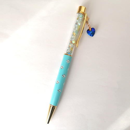 キラキラ ハートチャーム♡】 オーロラ チャーム マスクチャーム