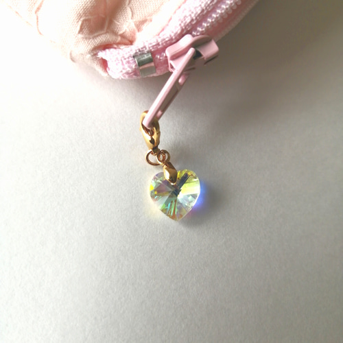 マスクチャーム  キラキラ ２個セット⭐️⭐️ハンドメイド 在庫限り【キラキラ ハートチャーム♡】 チャーム マスクチャーム