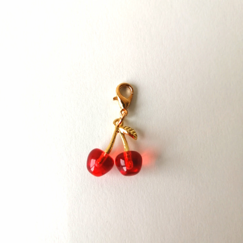 大人気【かわいいさくらんぼチャーム♡】 チャーム マスクチャーム