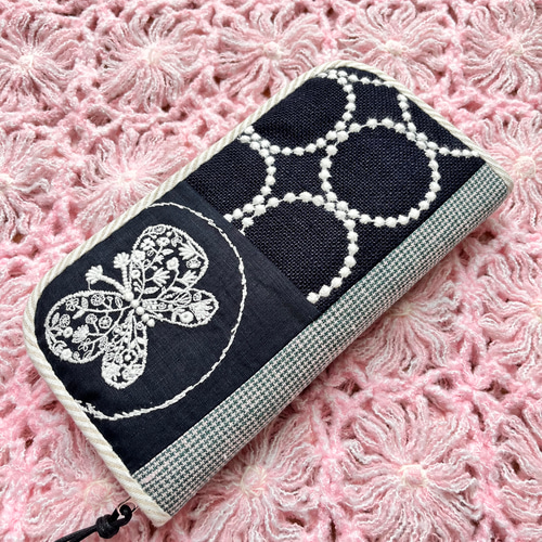 mina perhonen生地使用⚮̈.*ラウンドファスナー長財布 長財布 heart  