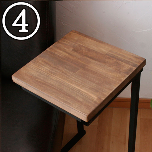 1点物手作り品アイアン製サイドテーブル用土台 色が選べるアイアンサイドテーブル サイドテーブル