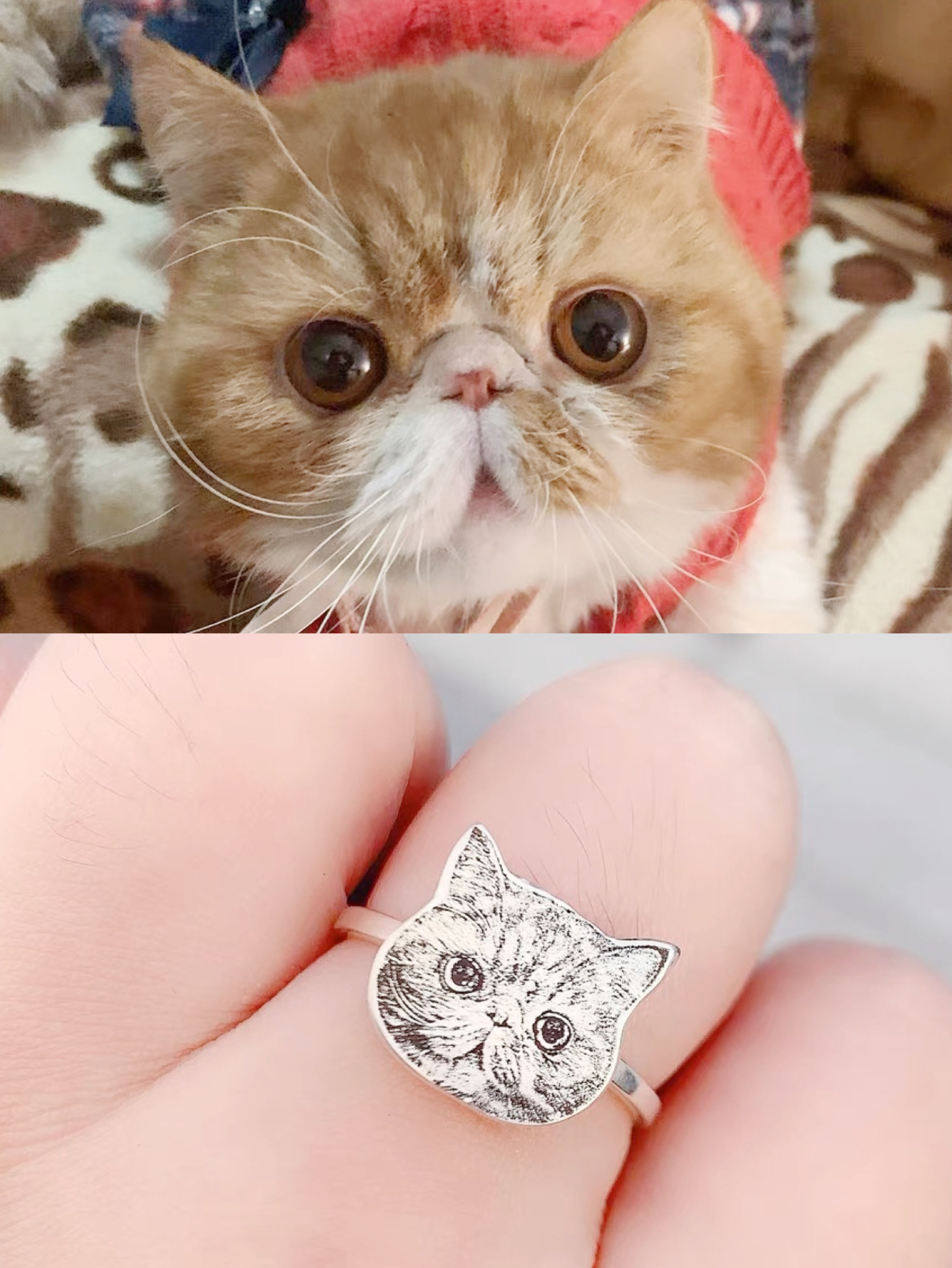 受注生産　指輪.リング No：02　愛犬・愛猫ペット・動物　うさぎ　鳥　ハムスタ-　ペット　インテリア