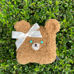 lilyribbon 作家 テディベア ハンドメンド ぬいぐるみ ポーチ クマ