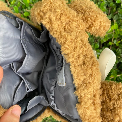 原作 純手作】クマの毛のぬいぐるみつき化粧ポーチ ポーチ Daisy 通販