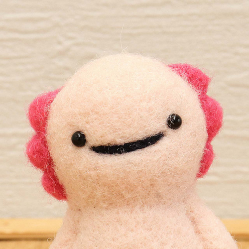 ウーパールーパー 3種 ゆかいな動物シリーズ 羊毛フェルト 可愛い