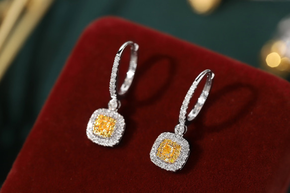 天然ダイヤモンドピアス0.6ct　k18 2枚目の画像