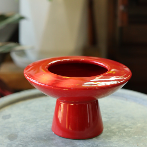 お正月などに花器/器/和風花瓶/生け花(レッド) その他インテリア