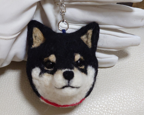 柴犬　羊毛　羊毛フェルト　ハンドメイド　黒柴　キーホルダー　ウォールインテリア 柴犬 羊毛 羊毛フェルト ハンドメイド 黒柴 キーホルダー ウォール
