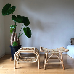 ラタンベンチ 5枚目の画像