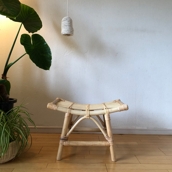 ラタンベンチ 2枚目の画像