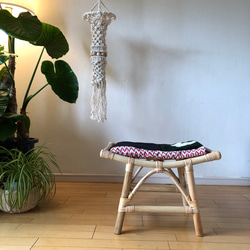 ラタンベンチ 3枚目の画像