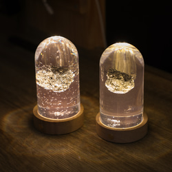 レジン立体作品ディスプレイ用LED台座(暖色/寒色)単品販売 USB給電式 バッテリー搭載 無段階調光可 13枚目の画像