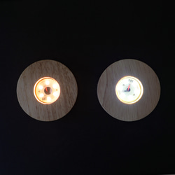 レジン立体作品ディスプレイ用LED台座(暖色/寒色)単品販売 USB給電式 バッテリー搭載 無段階調光可 3枚目の画像