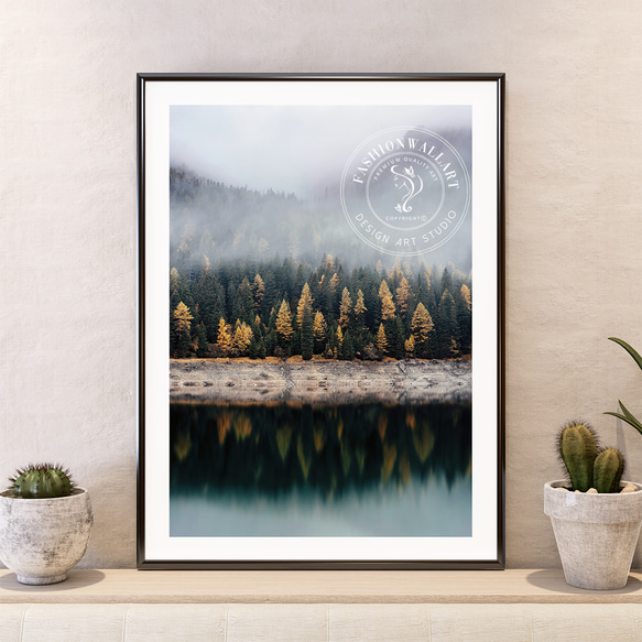 IDEE FOREST 秋山花 イデー フォレスト アートポスター 額装済 IDEE FOREST 秋山花 イデー フォレスト アートポスター 額装済 定番品