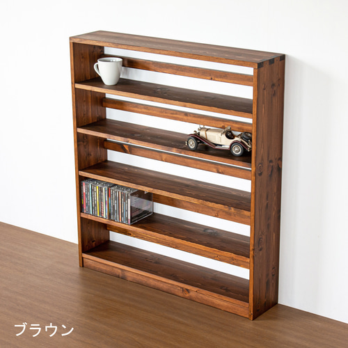 ♐本棚　おしゃれ CD/DVDラック　ブラウン■高さ180cm ⭕高さ調整可能 Amazon.co.jp: おしゃれな収納ラック ダークブラウン 幅30cm・高