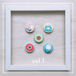 2個セット〗うさぎと┊ミニ缶バッチ┊vol.1 その他雑貨 𝕃𝔸ℙ𝕀ℕ